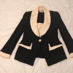 St. John Dark-Navy & Cream 3-Piece Suit Size 6